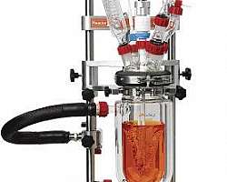 Reator químico de vidro
