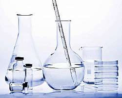 Vidrarias de laboratório químico
