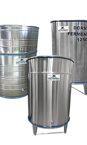 Dornas para fermentação em Aço Inox